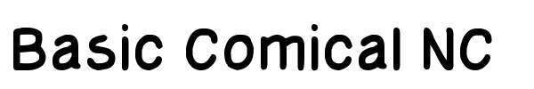 Basic Comical NC font preview
